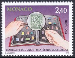 1993  100 Jahre Monegassischer Philatelistenverband