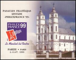 1999  Kirchen Lettlands - Markenheftchen
