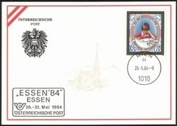 1984  AK 12 - Bfm.-Messe 84, Essen   Ausstellungskarte