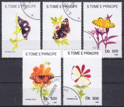 St. Tome & Prinzen 1993  Bltenbestubende Schmetterlinge