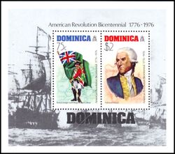 Dominica 1976  200 Jahre Unabhngigkeit der Vereinigten Staaten