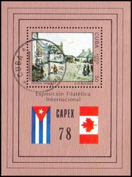 Cuba 1978  Intern. Briefmarkenausstellung CAPEX `78