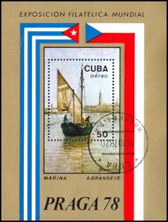 Cuba 1978  Intern. Briefmarkenausstellung PRAGA `78