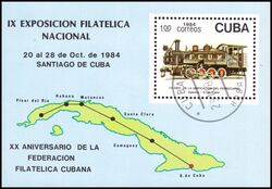 Cuba 1984  Nationale Briefmarkenausstellung