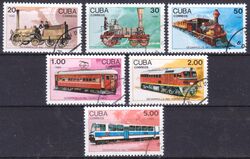 Cuba 1988  Geschichte der Eisenbahn