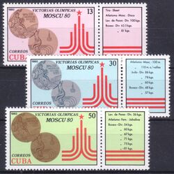 Cuba 1980  Olympische Sommerspiele in Moskau