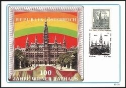 1983  100 Jahre Wiener Rathaus - MaxiCard