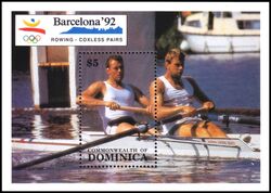 Dominica 1990  Olympische Sommerspiele in Barcelona