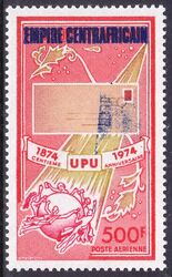 Zentralafrika 1974  100 Jahre Weltpostverein (UPU)