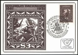 1981  100. G.v. Wilhelm Dachauer - MaxiCard
