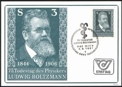 1981  75. Todestag Bolzmanns - MaxiCard