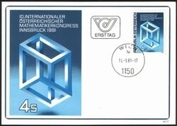 1981  Mathemat. Kongre - Innsbruck - MaxiCard