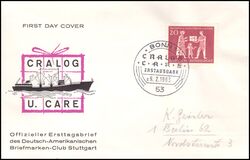 1963  Hilfeleistungen der Organisationen CRALOG und CARE