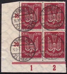 1922  Flugpostmarken: Holztaube