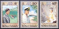 Gilbert-Inseln 1977  25 Jahre Regentschaft von Knigin Elisabeth II.