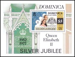 Dominica 1977  25 Jahre Regentschaft von Knigin Elisabeth II.