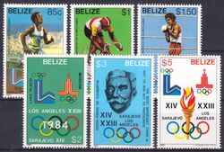 Belize 1981  Geschichte der Olympischen Spiele