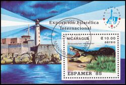Nicaragua 1985  Intern. Briefmarkenausstellung ESPANA `85