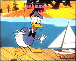 Barbuda 1981  Walt-Disney-Figuren