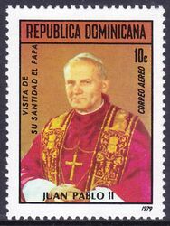 Dominikanische Republik 1979  Besuch von Papst Johannes Paul II.