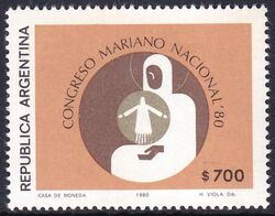 Argentinien 1980  Nationaler Marianischer Kongre
