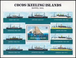Kokos-Inseln 1984  Fapost