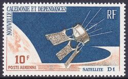 Neukaledonien 1966  Start des franzsischen Satelliten D 1