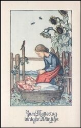 Knstlerkarte - Luise Scherbauer - Muttertag