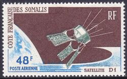 Dschibuti 1966  Start des franzsischen Satelliten D1
