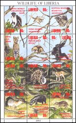 Liberia 1993  Wildtiere