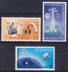 Nigeria 1965  100 Jahre Internationale Fernmeldeunion (ITU)