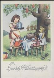 Knstlerkarte - Ernst Fay - Geburtstag