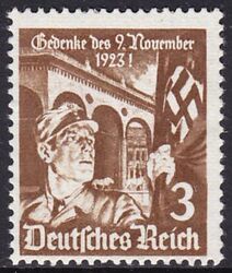 1935  Jahrestag d. Hitlerputsches - Gummiriffelung waagerecht