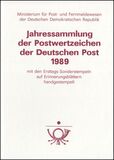 1989  Jahressammlung der Deutschen Post DDR