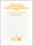 1990  Jahressammlung der Deutschen Post DDR