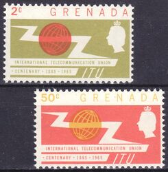Grenada 1965  100 Jahre Internationale Fernmeldeunion (ITU)