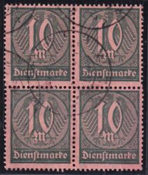 1922  Dienstmarke : Wertziffern