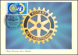 1987  Maximumkarte - Internationaler Rotary-Club