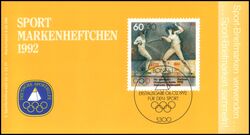 1992  Deutsche Sporthilfe - Markenheftchen
