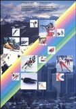 1988  Souvenierkarte der Olympischen Spiele 1988 in Calgary