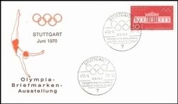 1970  Olympia-Briefmarkenausstellung in Stuttgart