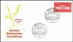1970  Olympia-Briefmarkenausstellung in Dsseldorf