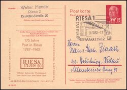 1962  175 Jahre Post in Riesa