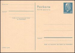 1966  Postkarte mit Wertstempel Walter Ulbricht