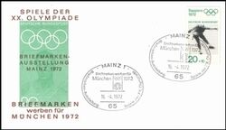 1972  Briefmarken werben fr Mnchen 1972 - Mainz