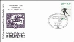 1972  Briefmarken werben fr Mnchen 1972 - Hildesheim