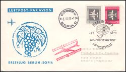 1963  Erstflug Berlin - Sofia ab Berlin-Schnefeld