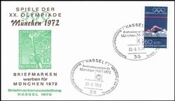 1972  Briefmarken werben fr Mnchen 1972 - Kassel