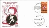 1972  Olympische Sommerspiele Sonderstempel - Leichtathletik