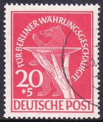 1949  Fr Berliner Whrungsgeschdigte